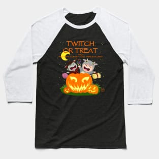 Twitch or Treat (Light Design) with PrincessCubby & MrDaddyCountryTv Baseball T-Shirt